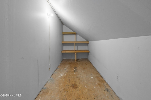 view of storage area