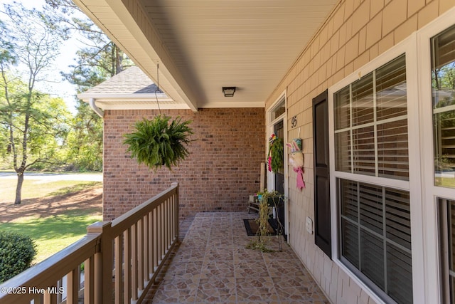 view of patio / terrace featuring a porch
