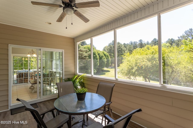 95 Glen Cove Ln, West End, NC 27376 - sunroom with ceiling fan