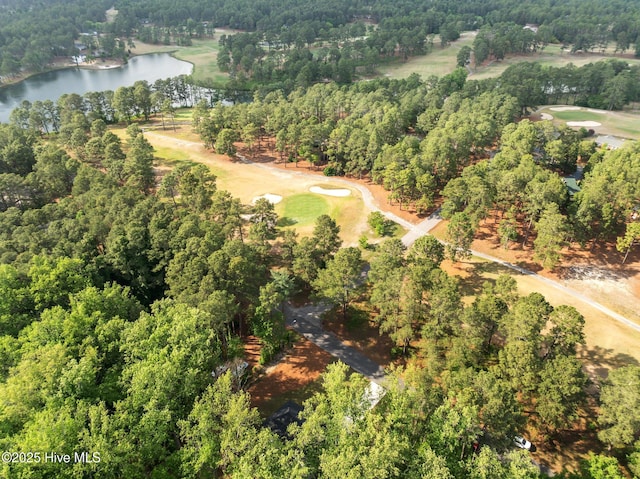44 S Shamrock Dr, Foxfire Village, NC 27281 - view of property location with a large body of water, a heavily wooded area, and a golf course