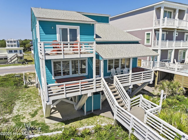 view of rear view of property