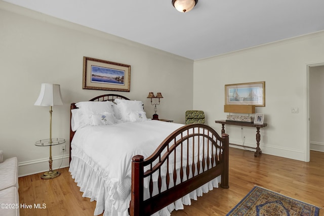 2220 Bel Arbor Pl, Wilmington, NC 28403 - bedroom featuring wood finished floors and crown molding