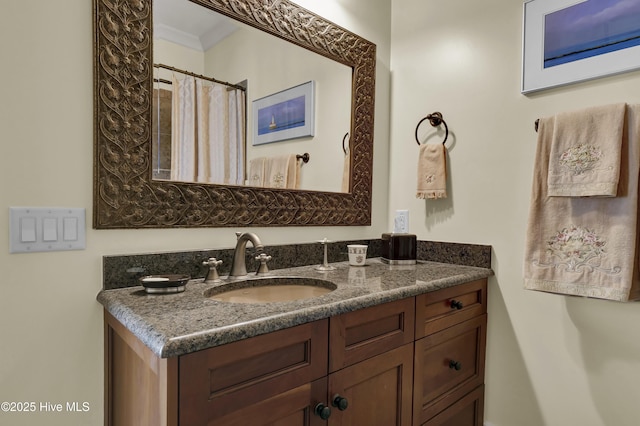 2220 Bel Arbor Pl, Wilmington, NC 28403 - full bath featuring vanity and crown molding