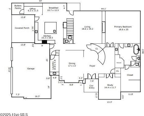 2220 Bel Arbor Pl, Wilmington, NC 28403 - view of room layout