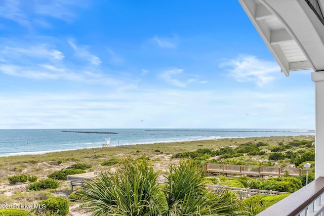 805 S Lumina Ave, Wrightsville Beach, NC 28480 - property view of water with a beach view
