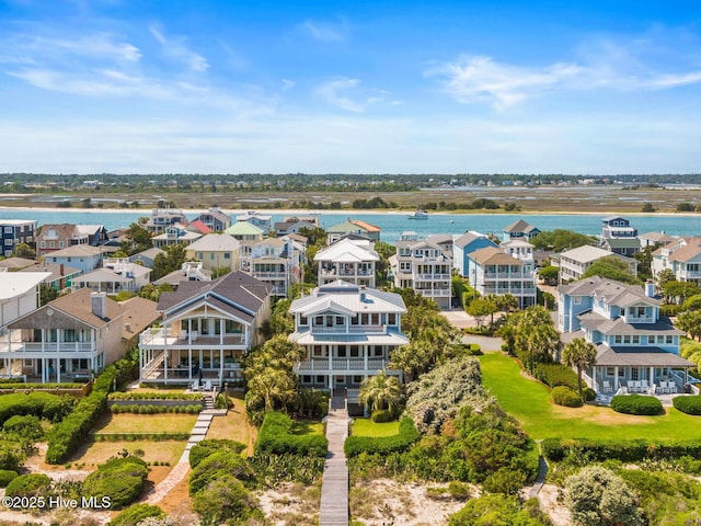 805 S Lumina Ave, Wrightsville Beach, NC 28480 - bird's eye view with a water view