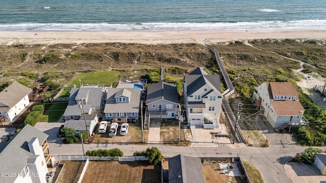 415 W Boardwalk Blvd, Atlantic Beach, NC 28512 - aerial view of property's location featuring extended coastline and nearby suburban area