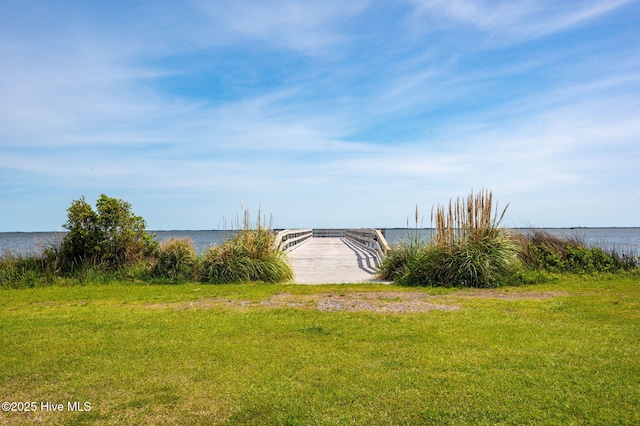 view of water feature