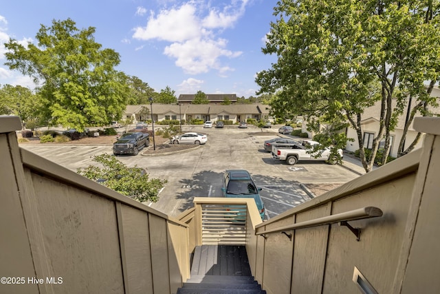 exterior space with a residential view