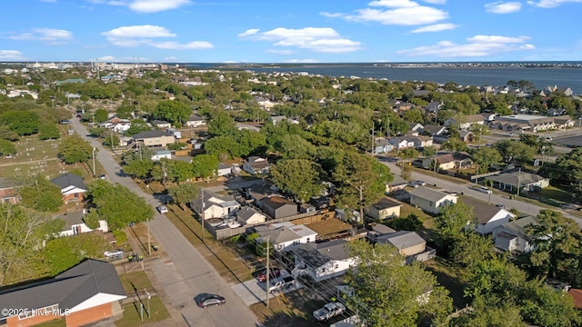 2205 Bay St, Morehead City, NC 28557 - bird's eye view with a water view and a residential view