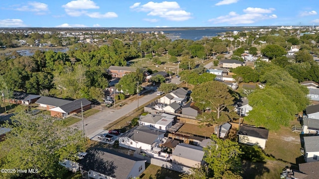 2205 Bay St, Morehead City, NC 28557 - drone / aerial view with a residential view and a water view