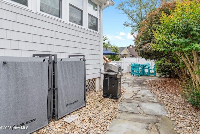 2403 W Oak Island Dr, Oak Island, NC 28465 - view of swimming pool featuring a fenced backyard and a patio area