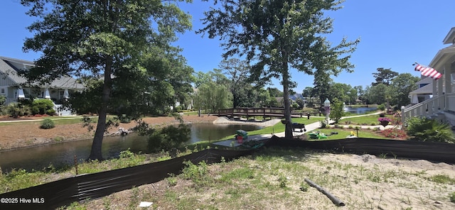 1649 Butterfly Knot Dr SW, Ocean Isle Beach, NC 28469 - view of yard featuring a water view