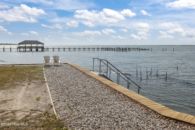 dock with a water view