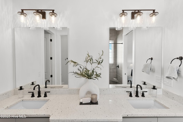 316 Lightning Bug Ln, Holly Ridge, NC 28445 - full bath featuring vanity, a stall shower, and toilet