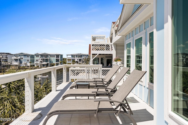 408 Dolphin St, Sunset Beach, NC 28468 - balcony featuring a residential view