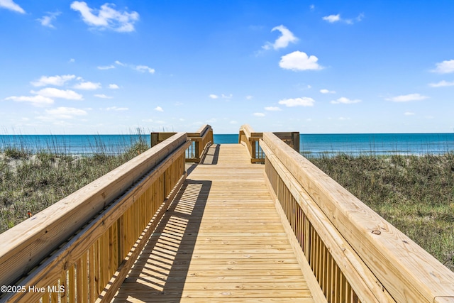 408 Dolphin St, Sunset Beach, NC 28468 - view of property's community featuring a water view and a view of the beach