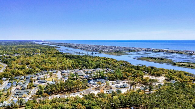 408 Dolphin St, Sunset Beach, NC 28468 - aerial view with a residential view and a water view