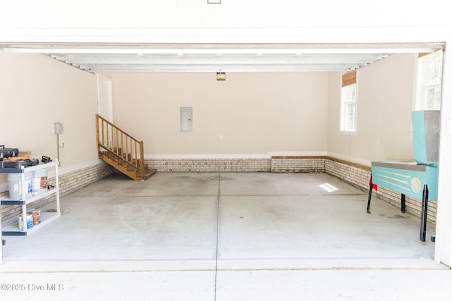 135 Live Oak Dr, Leland, NC 28451 - garage featuring electric panel