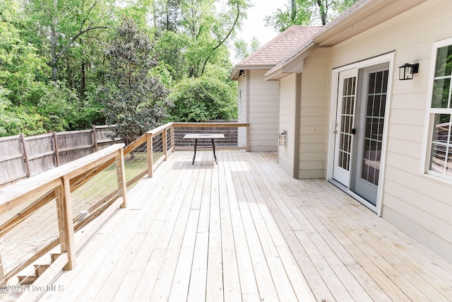 135 Live Oak Dr, Leland, NC 28451 - wooden deck with fence
