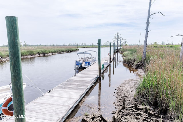 135 Live Oak Dr, Leland, NC 28451 - view of dock featuring a water view