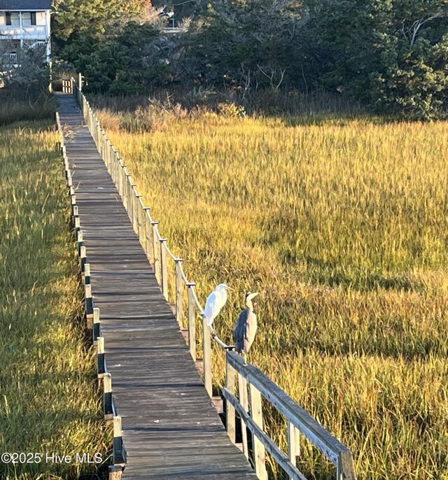 view of dock