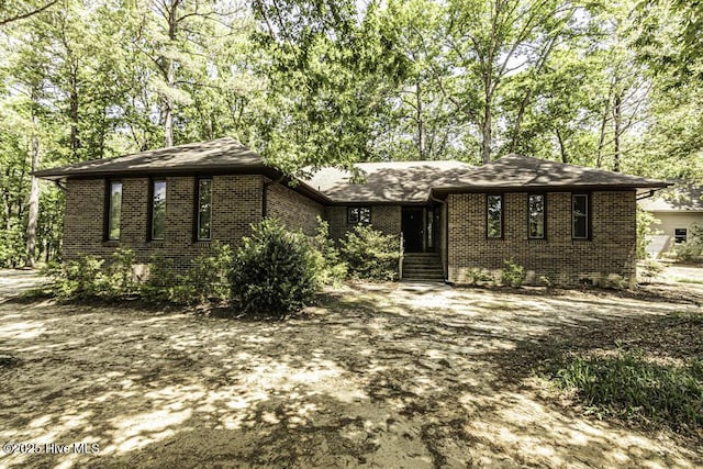 7730 Old Raleigh Rd, Bailey, NC 27807 - view of front of house featuring brick siding