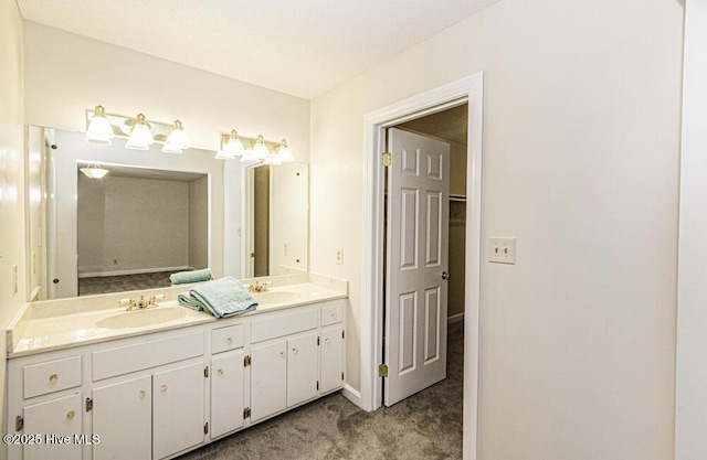 7730 Old Raleigh Rd, Bailey, NC 27807 - full bathroom featuring a sink and double vanity