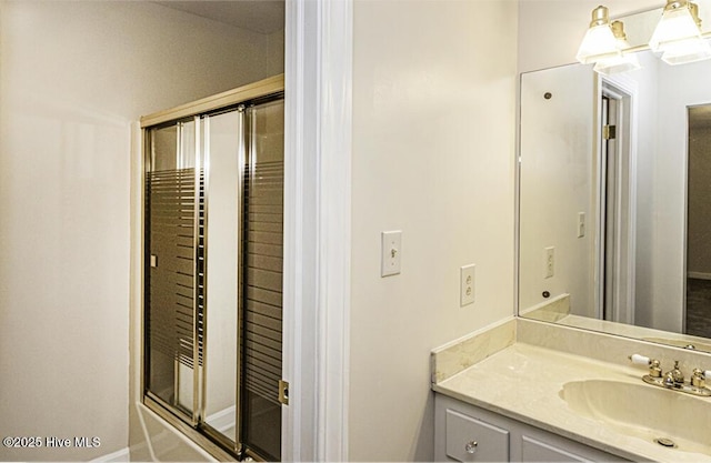 7730 Old Raleigh Rd, Bailey, NC 27807 - bathroom with baseboards and vanity