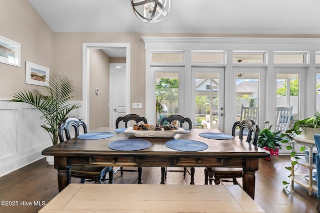 9036 Island Rider Ct NE, Leland, NC 28451 - dining room with dark wood-type flooring
