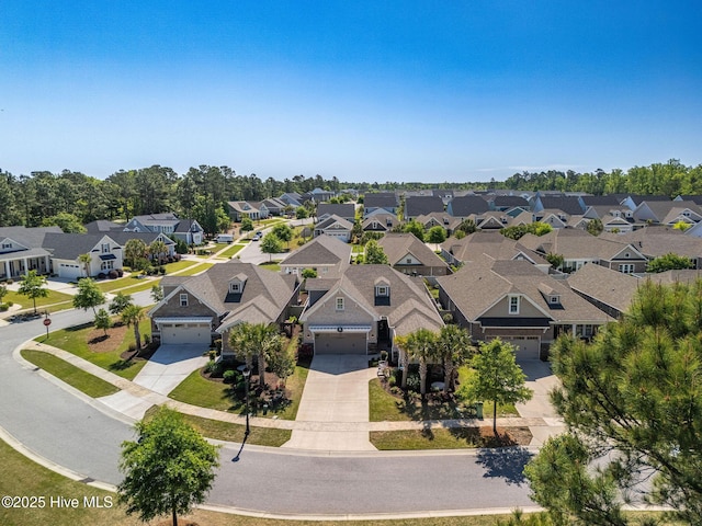 9036 Island Rider Ct NE, Leland, NC 28451 - birds eye view of property featuring a residential view