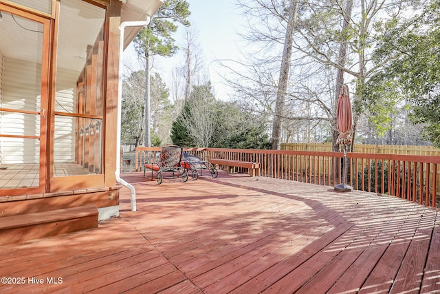 view of deck