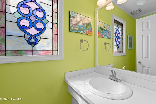 703 Baby Doe Cir, Hampstead, NC 28443 - bathroom featuring vanity and visible vents