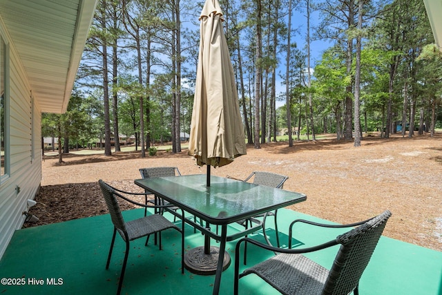 180 Lancashire Ln, West End, NC 27376 - view of patio / terrace featuring outdoor dining area