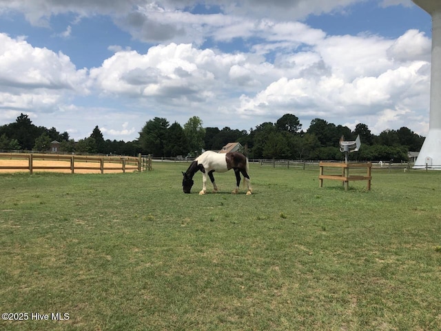 180 Lancashire Ln, West End, NC 27376 - view of property's community featuring fence, a yard, and a rural view