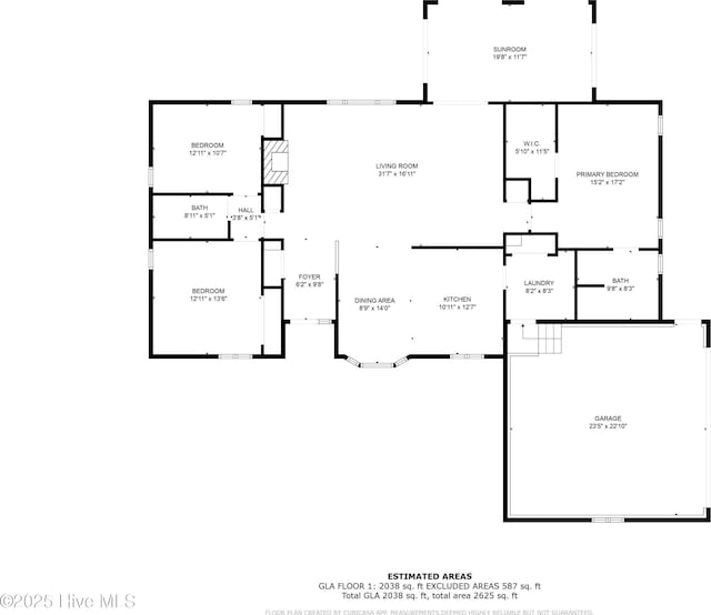180 Lancashire Ln, West End, NC 27376 - view of layout