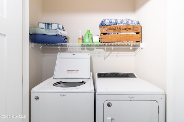 151 Windsor Ln, Edenton, NC 27932 - laundry room featuring separate washer and dryer and laundry area