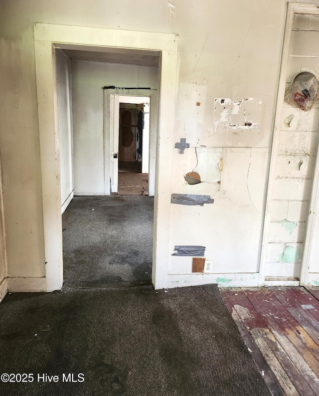 corridor with carpet