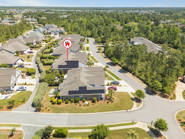 2465 Meridian Rd NE, Leland, NC 28451 - drone / aerial view with a residential view
