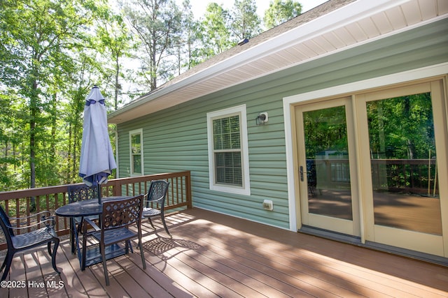 4 Cordelia Way, Vass, NC 28394 - deck featuring outdoor dining space