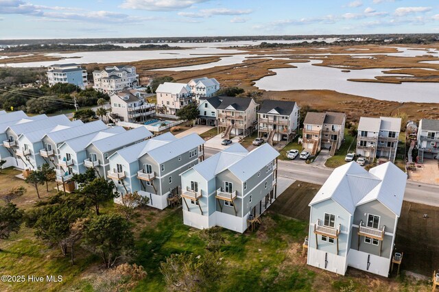 146 Sea Gull Ln, North Topsail Beach, NC 28460 - drone / aerial view with a residential view