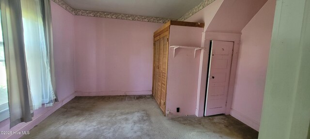 additional living space with carpet