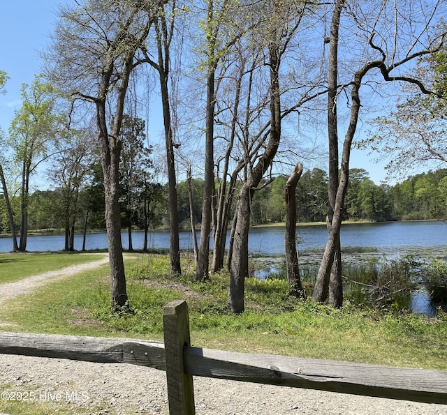 view of water feature