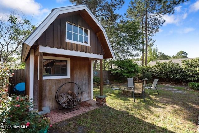 1164 Amber Pines Dr, Leland, NC 28451 - view of outbuilding with an outbuilding and a fenced backyard