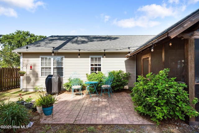 1164 Amber Pines Dr, Leland, NC 28451 - view of patio featuring fence and area for grilling
