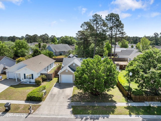 1164 Amber Pines Dr, Leland, NC 28451 - birds eye view of property with a residential view