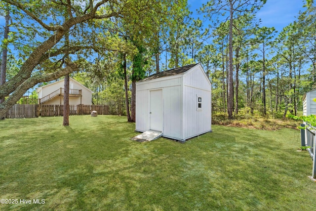 142 Burton Rd, Southport, NC 28461 - view of shed with fence