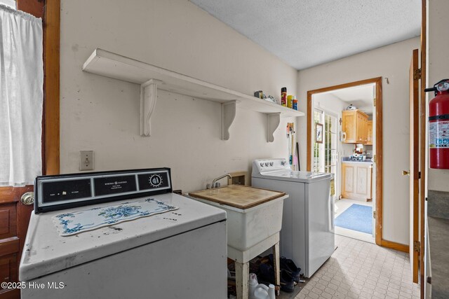 interior space with tile patterned flooring
