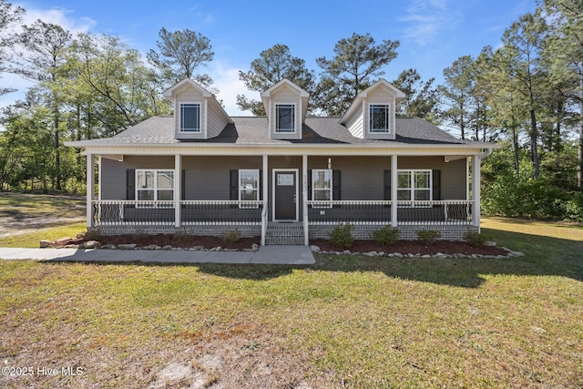 1203 English Colony Pl, Washington, NC 27889 - view of front of property featuring a front yard and covered porch