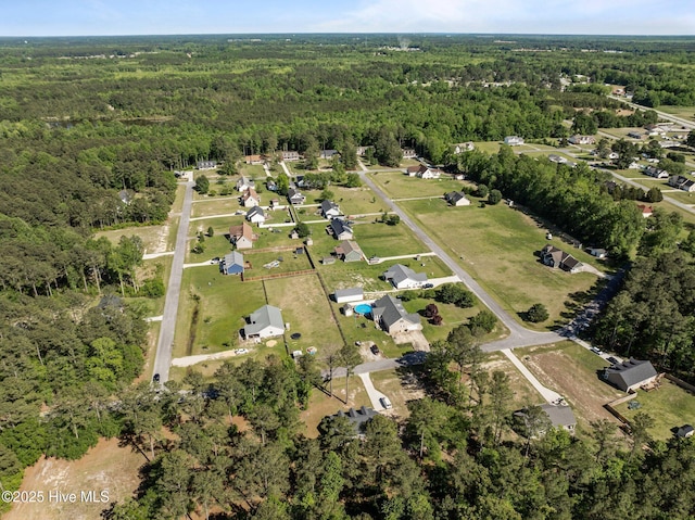 1203 English Colony Pl, Washington, NC 27889 - view of property location featuring a heavily wooded area